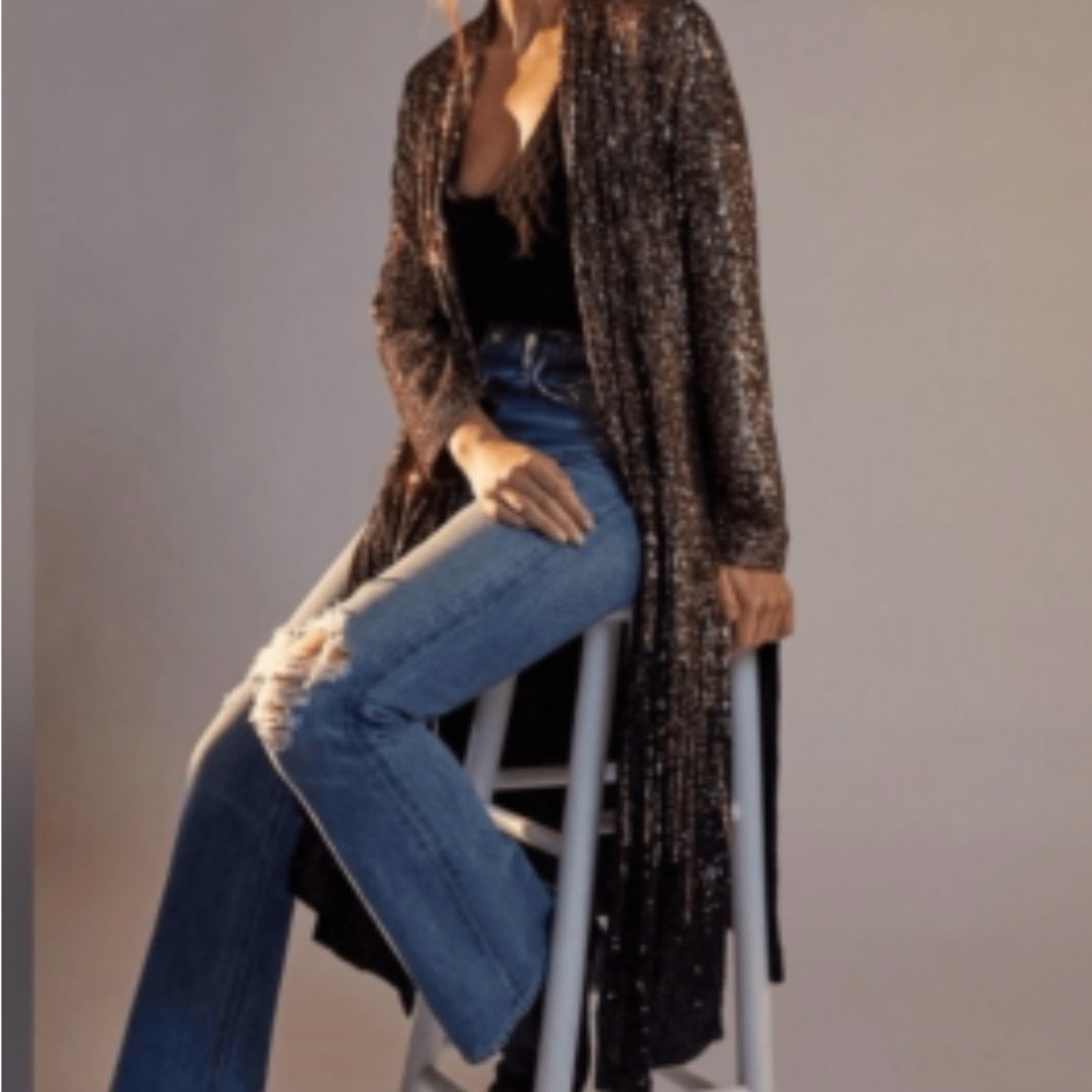 BB Dakota- Anthropologie sequin duster NWT